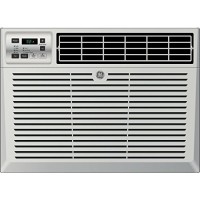GE AEM08LX 19" Window Air Conditioner with 8000 Cooling BTU  Energy Star Qualified in Light Cool Gray - B07BBWD53D